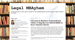 Desktop Screenshot of legalmbayhem.com